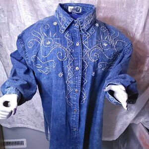 Vintage Club Z Denim Shirt Jacket